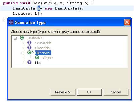 Generalize Type - Wizard